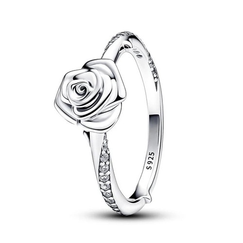 925 silber ring rose - ring, blüte