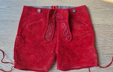 Oktoberfest Damen Trachtenlederhose 100 % echt Lederhose Trachtenhose 34/36