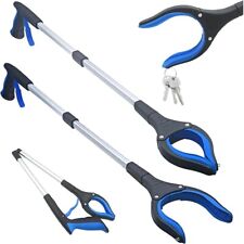 Greifhilfe mit Magnet 79cm -2er Set- Garten Greifzange Abfall Müll Hand Greifer