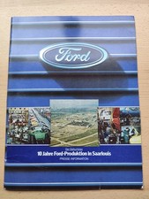 Alte Info Mappe Ford 10 Jahre Saarlouis ohne Inhalt