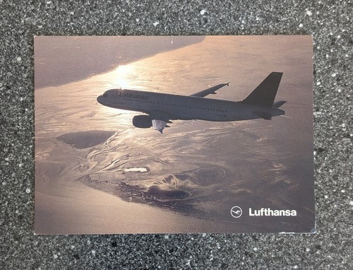 Postkarte lufthansa airbus - postkarte,