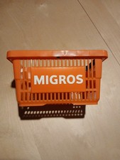Einkaufskorb MIGROS Schweiz Spielzeug Kaufmannsladen Kunststoff Orange Schwarz