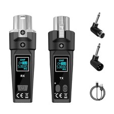 UHF Funk Mikrofonsystem für Musiker mit XLR Sender Empfänger