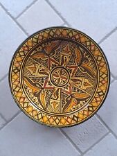 orientalischer Teller, Wandteller aus Safi, Marokko, 35 cm, 90er Jahre
