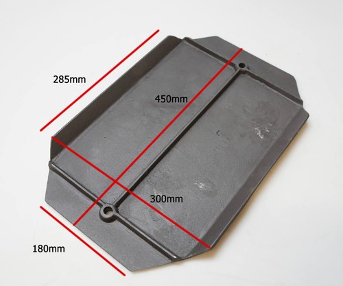 Baffle throat plate - throat,