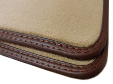 Braun Beige Fußmatten für