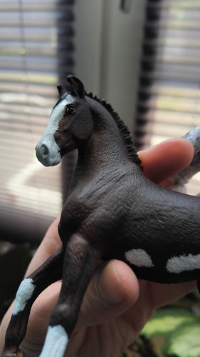 Schleich pferd repainted - schleich,