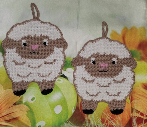 Topflappen schaf 100 - schaf,, %