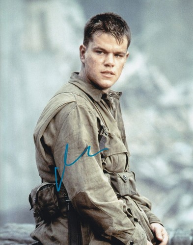 Matt damon signed autogramm - matt,