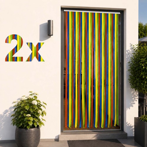 Buri tür streifenvorhang - 2x,