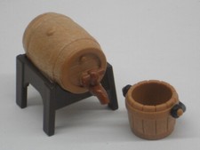 Fass mit Hahn und Eimer mit Zubehör ++++ für Ritter Piraten +++ Playmobil