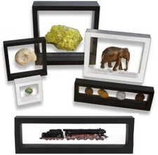 3D Schweberahmen Rahmen Objektrahmen viele Varianten in schwarz und weiß wählbar