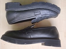 VITAFORM Leder-Halb-Schuhe-Leather-Boots-Shoes-Slipper 37 neuw.schwarz EDEL