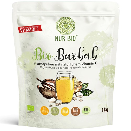 Bio baobab fruchtpulver kg - fruchtpulver,