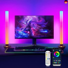 Smart LED Lightbar 2er Set, RGB Lampe TV Hintergrundbeleuchtung mit Multi-Modi