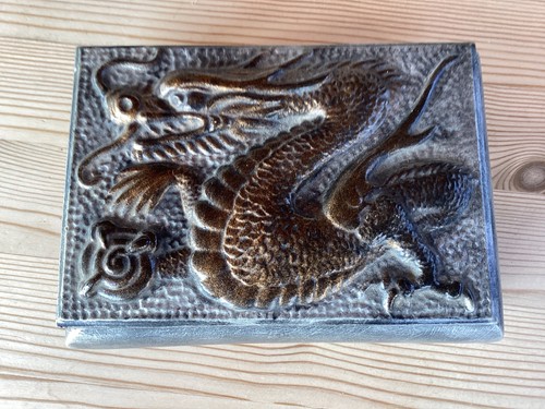 Drachen keramikdose - drachen,