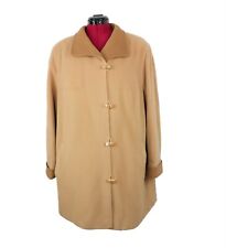 FABIANI Mantel 48 Kaschmir Schurwolle Luxusmantel wool coat Baige Italy 
