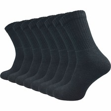 16 Paar Arbeitssocken Herren | 64% Baumwolle | Socken Strümpfe WORK schwarz