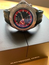 Raymond Weil Sport Tango Geneve mit zweiter Zeitzone - mit Box & Papieren ! Top 