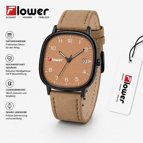 Flower herren uhr geschenk - flower,