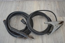 SET Schweißkabel 16 mm²., Stecker Dorn 9mm., 5m.