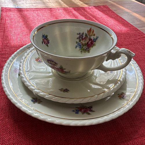 Sammeltasse vintage gedecke - vintage, 3
