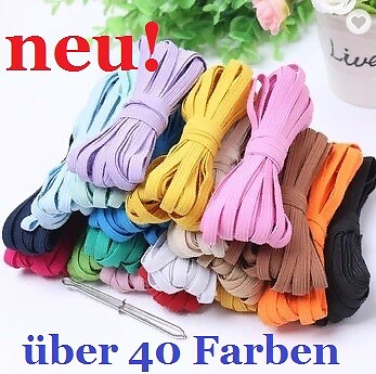 Farbige gummiband bund 5 mm - bund,