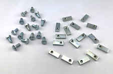 16 x Schrauben BITO Stahlregal Boden Lager mit Mutter 7 mm Länge 14 mm gebraucht