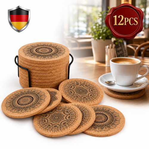 Glasuntersetzer teiliges - glasuntersetzer, 12-teiliges