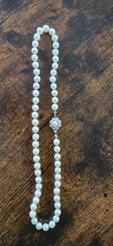 Vintage perlenkette 7 mm - vintage,
