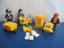 3 x Postbote Figuren Briefträger Briefkasten DHL Set zu 4400 4401 Playmobil 8307