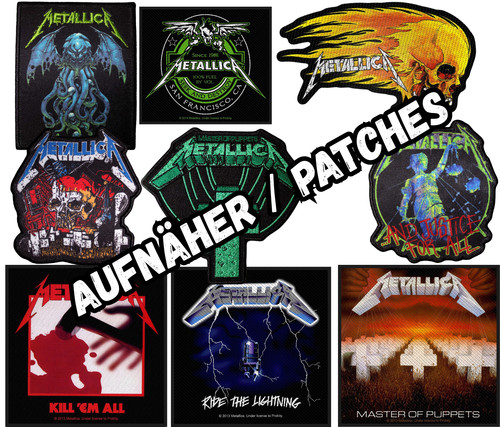 Metallica aufnäher patches - aufnäher,
