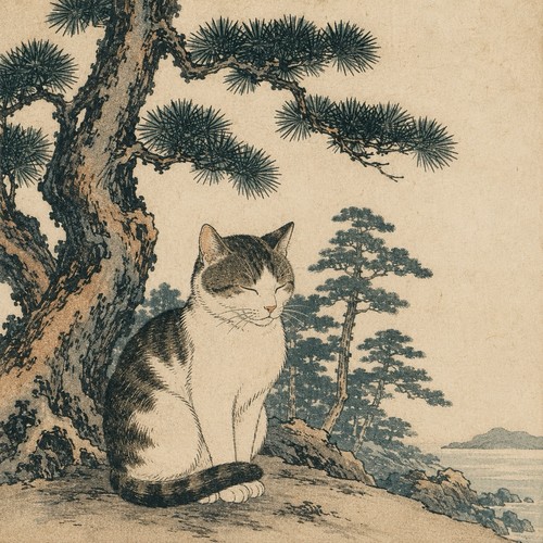 Katze wald japanisches - katze,