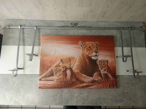 Löwenbild mit - 70×50,