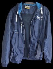 Everlast Übergangsjacke-Gr. XL-Blau-Sportjacke mit Kapuze-Herbst Jacke-TOP Nylon