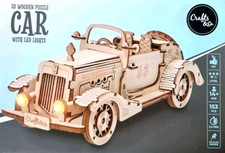 Holzbausatz oldtimer puzzle - holzbausatz,