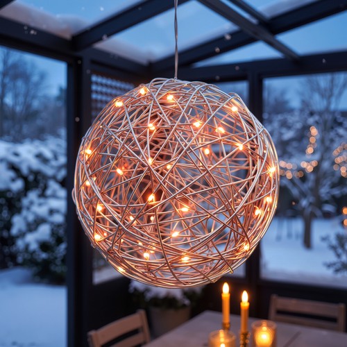 Esotec solar led drahtkugel - led,