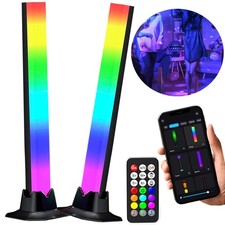 2PCS LED Lightbar, RGB TV Hintergrundbeleuchtung, Smart Musik Sync Gaming Lampe
