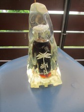  Afri Cola EISBLOCK Original Flasche in Acryl gegossen  Werbung kein Coca Cola