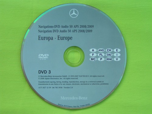 Dvd navigation mercedes - dvd, mercedes-benz