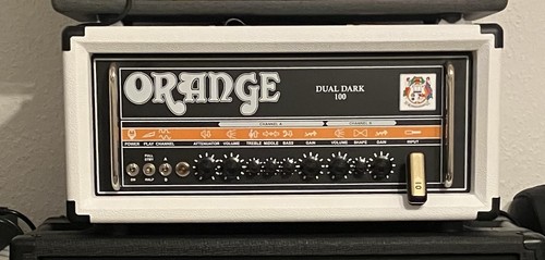 Orange dual dark 100 white - dual,