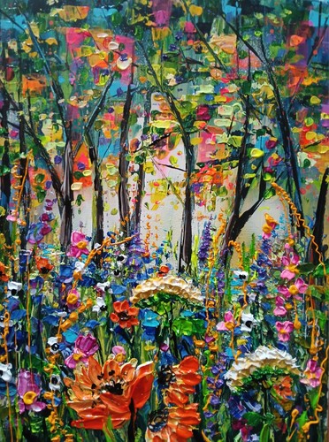 Original acryl öl gemälde - acryl,