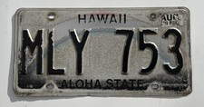 altes US-Nummernschild /