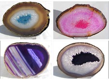 Achatscheibe, von 124 g. bis