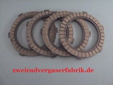 Kupplungs Lamellen Beläge Zündapp KS ZE ZX GTS R Hai M C CS 50 ohne Stahlträger