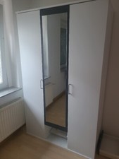 kleiderschrank weiß mit spiegel gebraucht