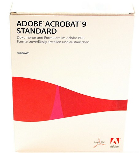 Adobe acrobat standard - adobe, 9