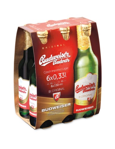 Budweiser budvar premium six - budvar,