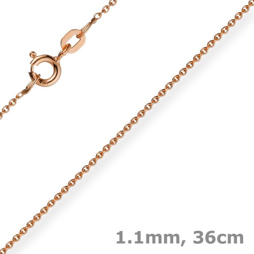 1mm rund ankerkette 750 - 1,1mm, gold