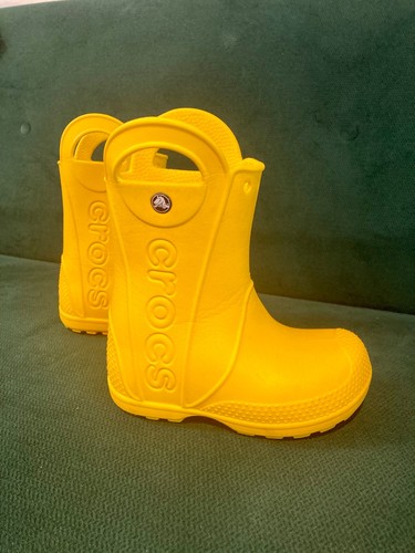 Crocs gelbe kindergummistiefel - crocs,